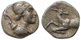 RARE -- Artemis -- Ephesos, Ionia, 245 - 202 B.C.