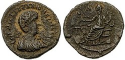 Dikaiosyne * Salonina -- Salonina, Augusta 254 - c. September 268 A.D., Roman Provincial Egypt