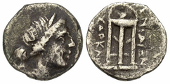 Silver hemidrachm Knidos, Caria, c. 250 - 210 B.C.