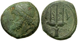 THEOCRITUS ARCHIMEDES -- Syracuse, Sicily, Hieron II, 275 - 215 B.C.