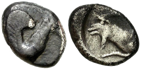 Silver Obol Halikarnassos, Caria, 5th Century B.C.