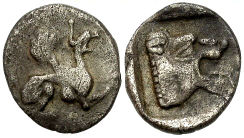 Apostle Paul & Aristotle -- Silver Obol -- Assos, Troas, c. 479 - 450 B.C.